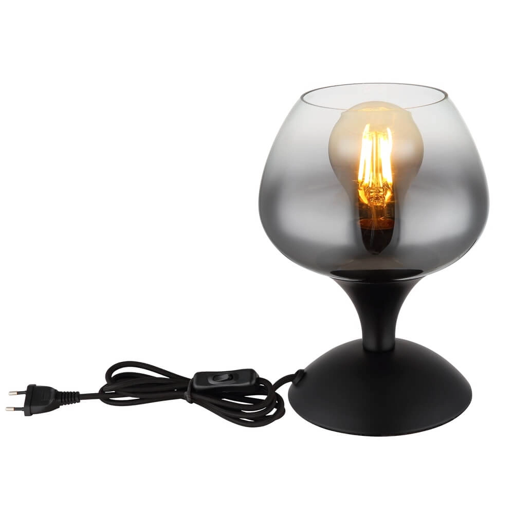Zwarte tafellamp Maxy Ø 15cm Globo 9007371474134