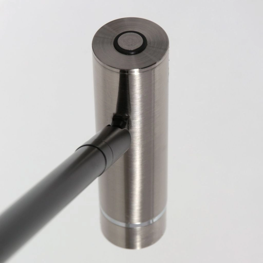 Vloerlamp Lumo zwart met nikkel Steinhauer 8712746184648