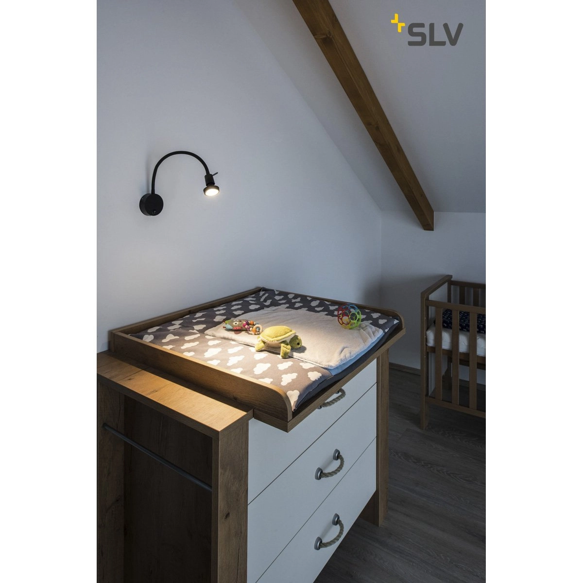 Flexibele leeslamp Dio Flex zwart SLV 4024163228329