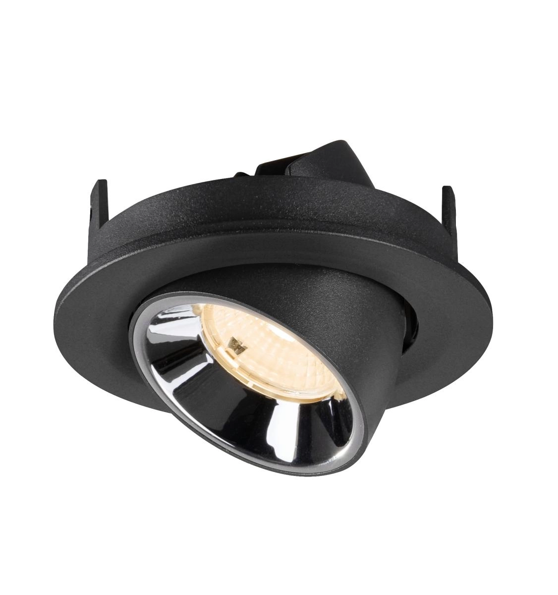 Inbouwspot Numinos Gimble S zwart/chroom 2700K - 55gr SLV 4024163313674