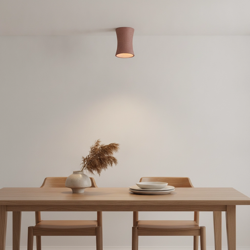 Plafondlamp Pelia rood