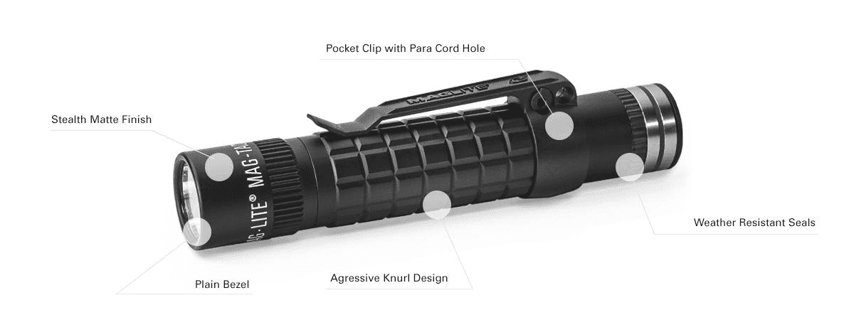 Led zaklamp Mag Tac Plain Bezel Rechargeable Oplaadbaar Maglite 38739680279