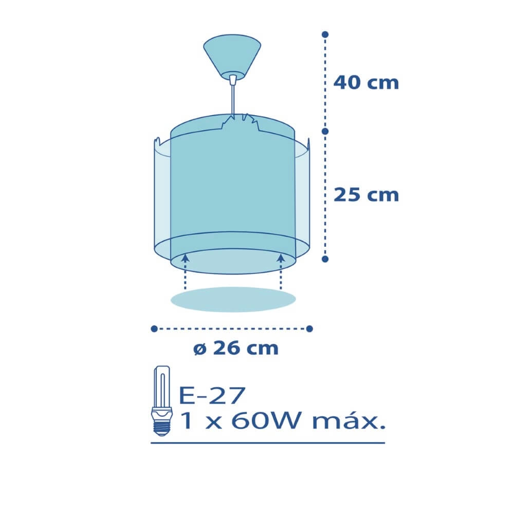 Hanglamp Little Jungle kinderkamer Dalber 8420406003054