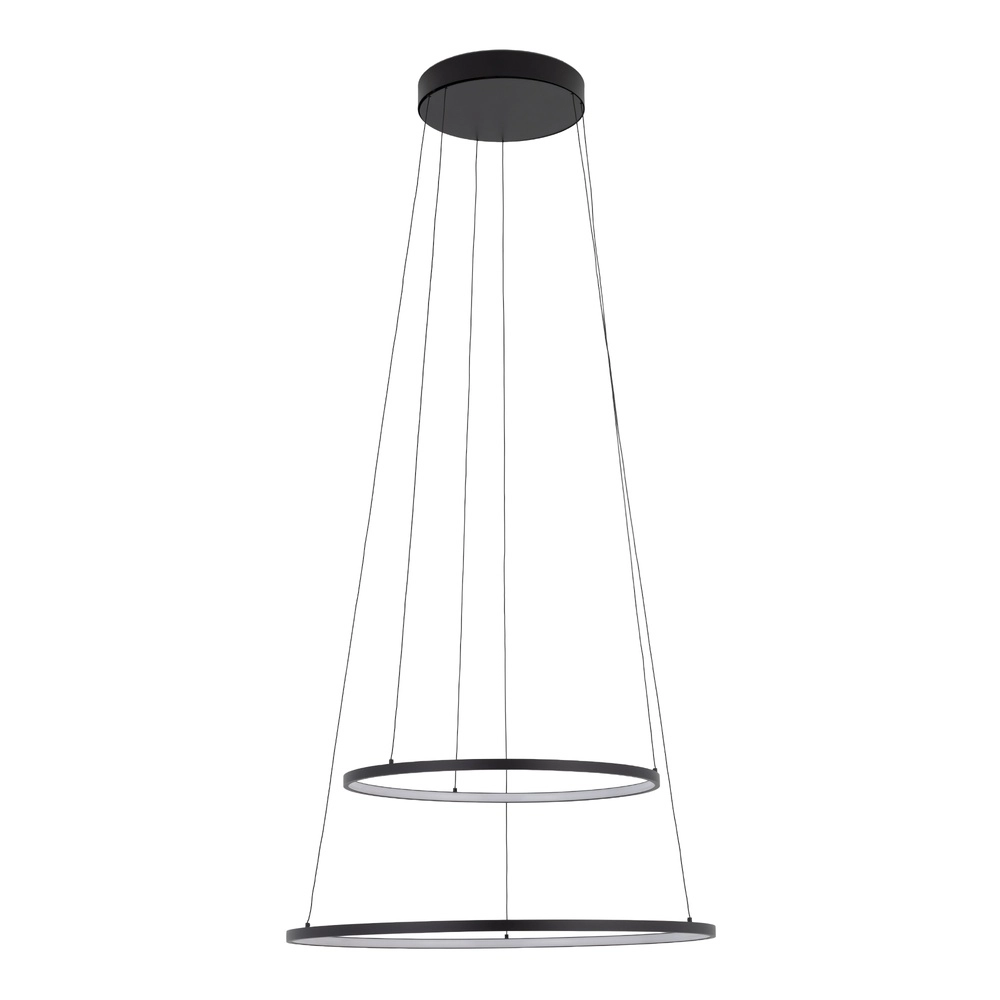 Design hanglamp Circolo Led zwart Ø 60cm Lyora 5903139116473