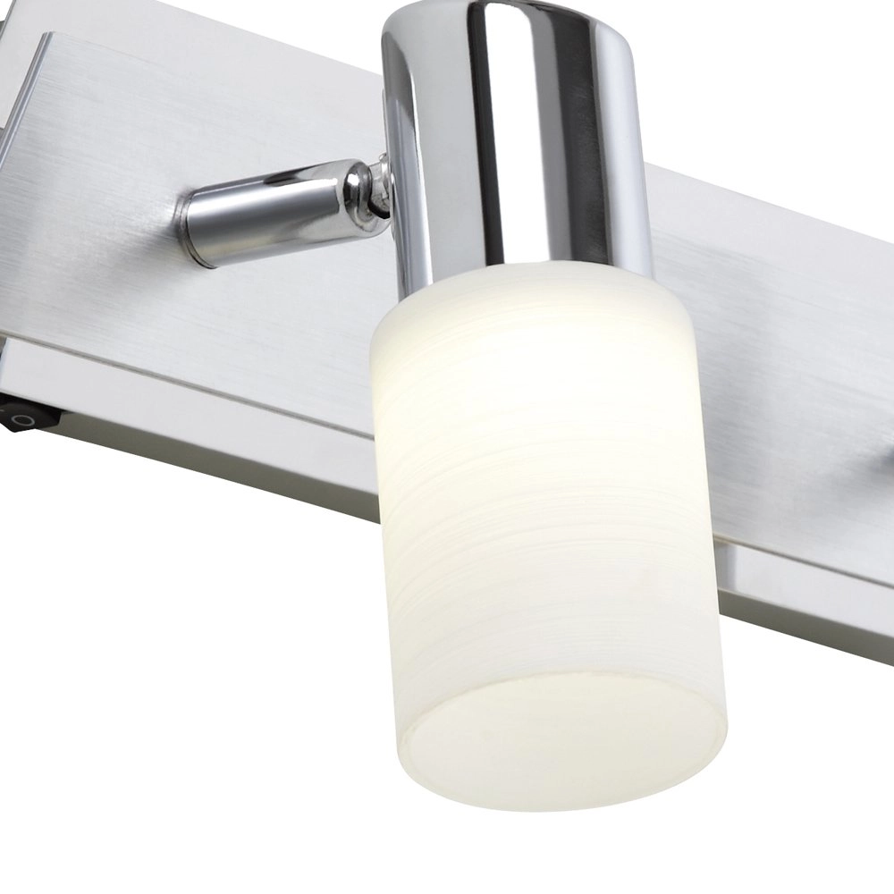 LED plafondspot Series 8214 2-lichts metaalgrijs met chroom Trio 4017807220896