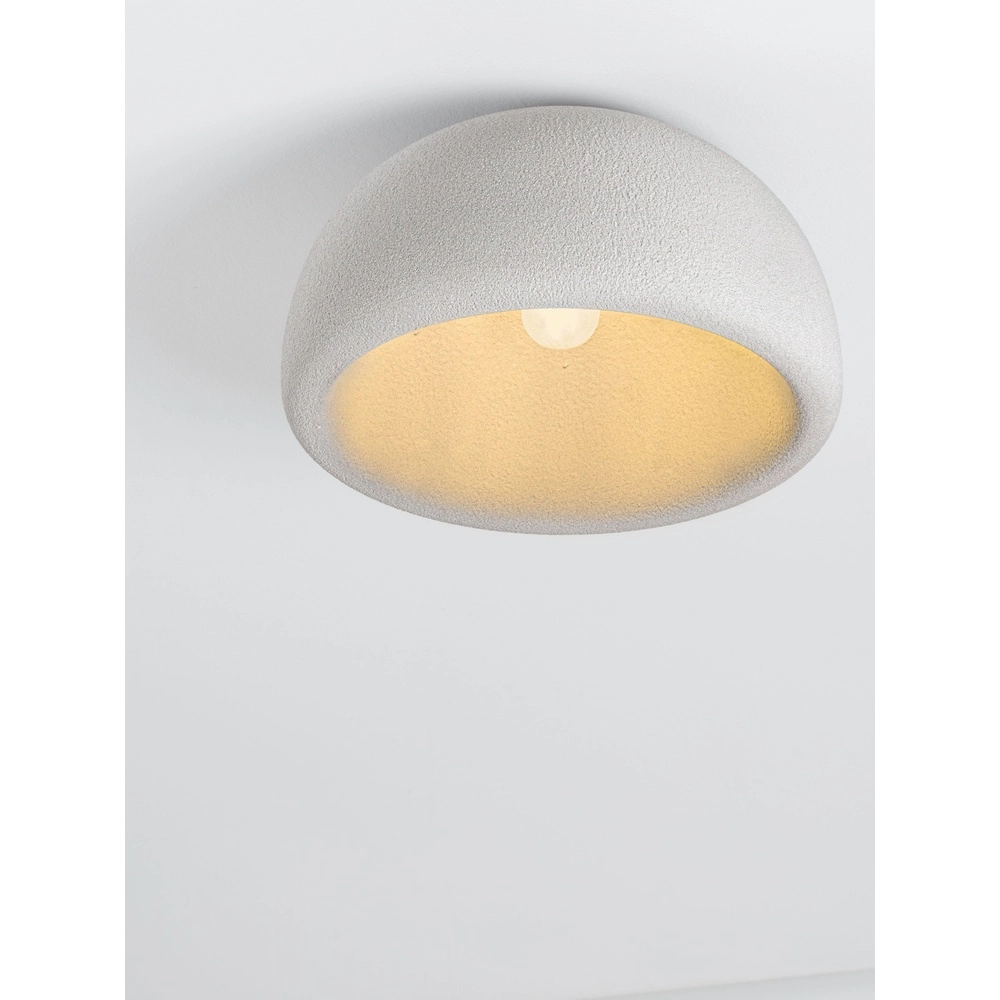 Moderne plafondlamp Davo grijs Ø 43cm Lyora 5212017495723