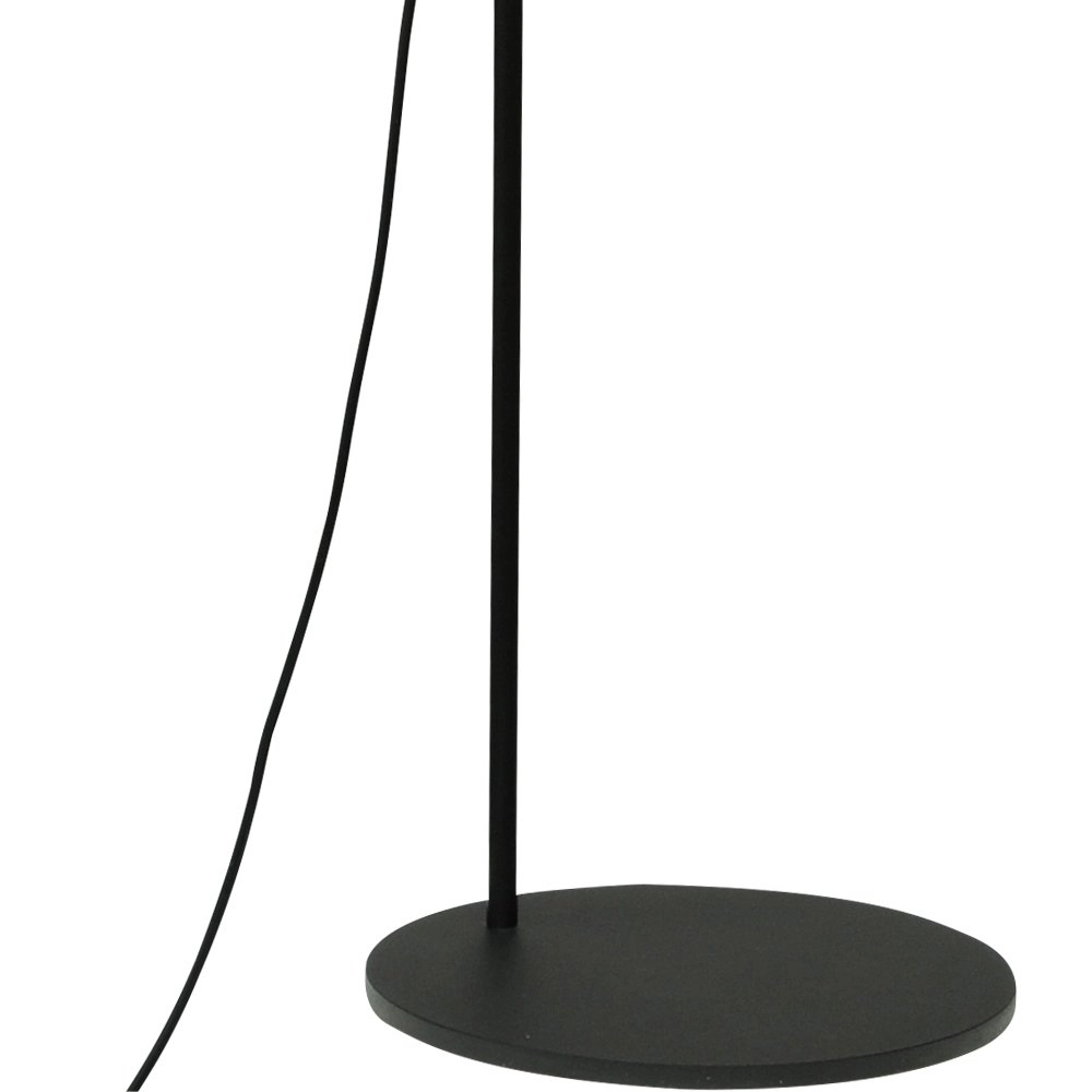 Verstelbare vloerlamp Quinto Smoke zwart met smoke cilinderglas Masterlight 8718121216478