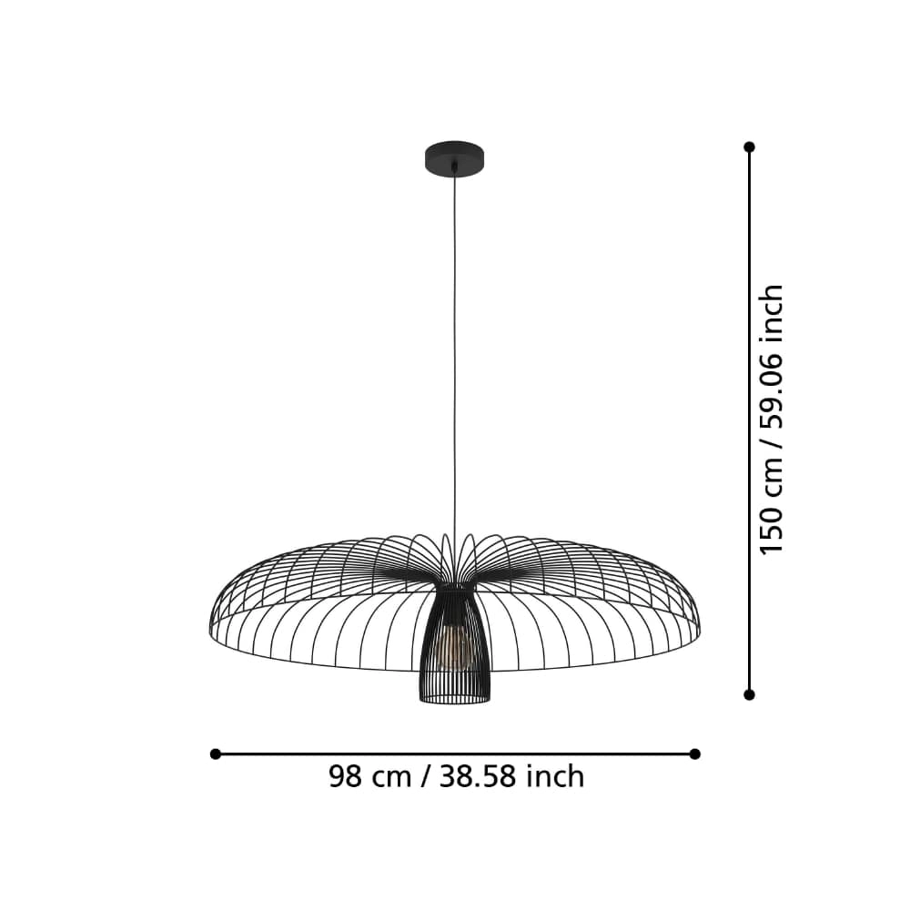 XXL draad hanglamp Champerico Ø 99cm Stars of Light 9008606243242
