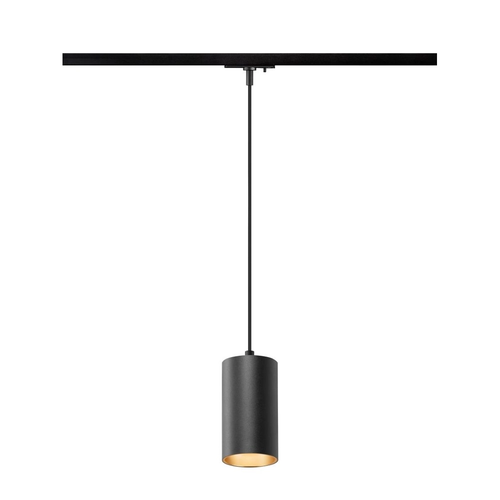 Hanglamp voor rail Asto Tube 1-fase zwart SLV 4024163306553