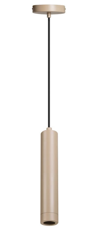 Zandkleurige hanglamp Miller Sand enkel