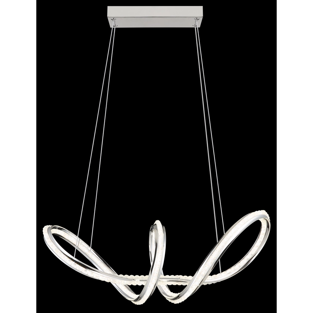 Moderne hanglamp Evangeline chroom Globo 9007371583201