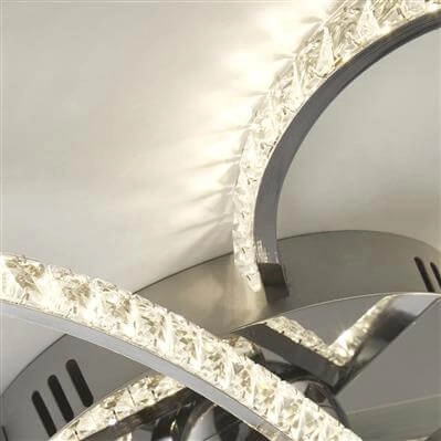 Plafondlamp Daisy chroom Searchlight 5053423187068