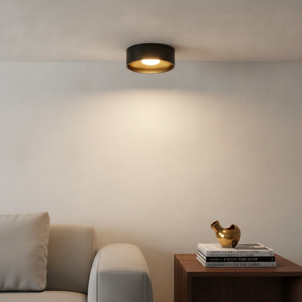 Led plafondspot Orlando zwart goud