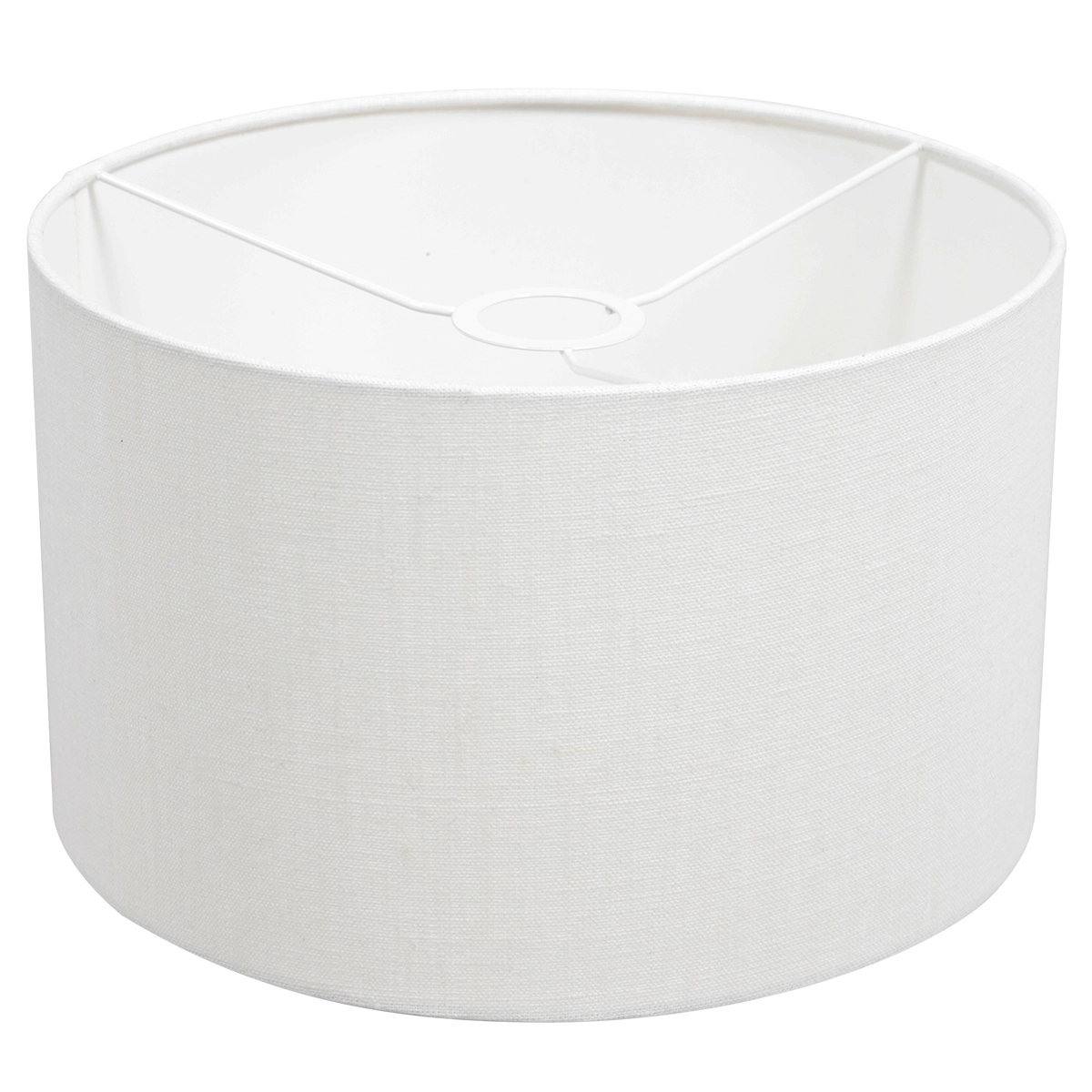 Wand Leeslamp Prestige Chic zwart met 30cm wit linnen lampenkap Steinhauer 8712746145908