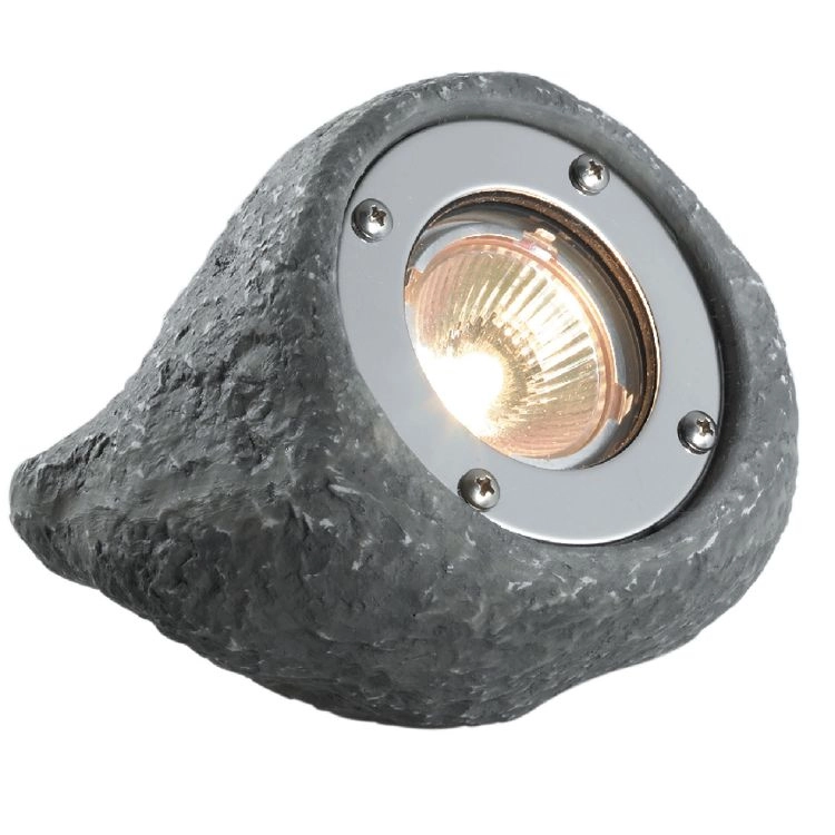 LED garden spot Lapis 12V 3w - 3000K cobblestone stone gray