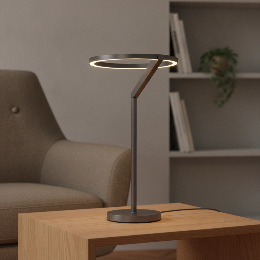 Design tafellamp Tilia nikkel