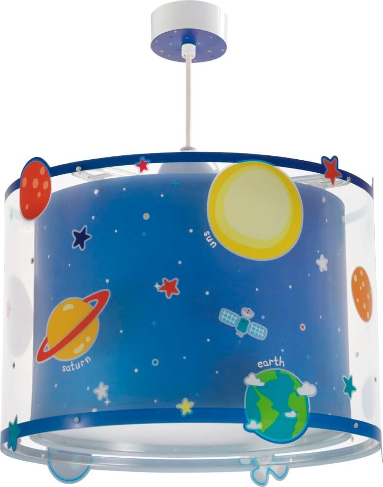 Kinderkamer hanglamp Planets blauw Dalber 8420406002583