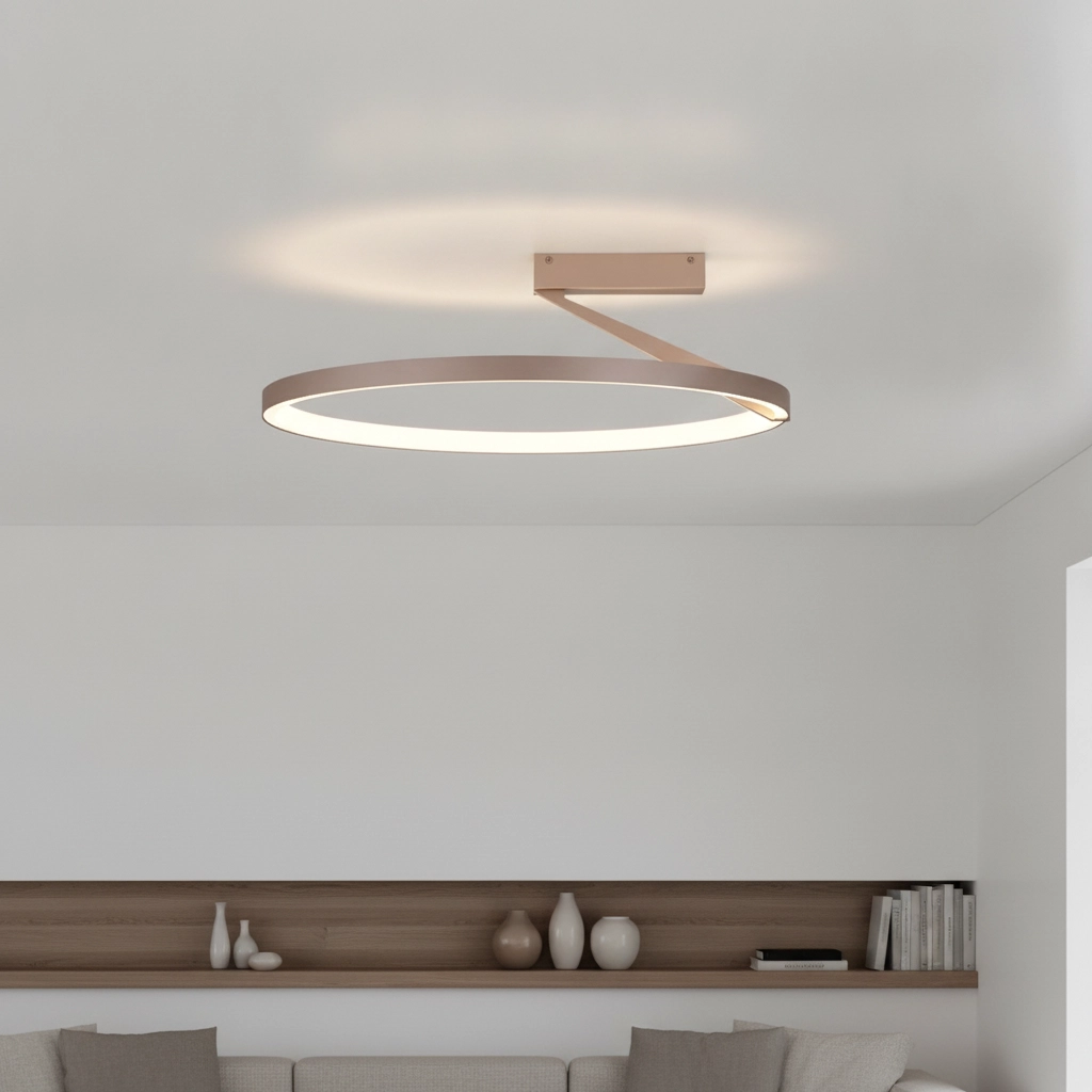 Design plafondlamp Tilia mokka bruin