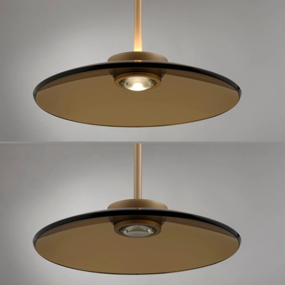 1-lichts hanglamp Pure E-Moon brons Paul Neuhaus 4012248382769
