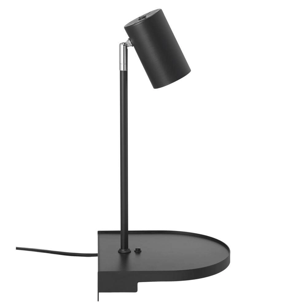 Zwart muurlampje Cody met usb-aansluiting Nordlux 5704924005114