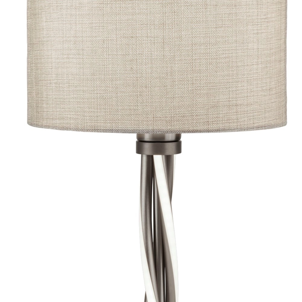 Schemerlamp Vegas grijs met taupe Searchlight 5053423138985