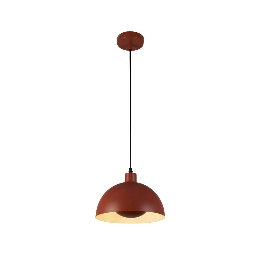 Oranje hanglamp Mars kap 31cm hoog
