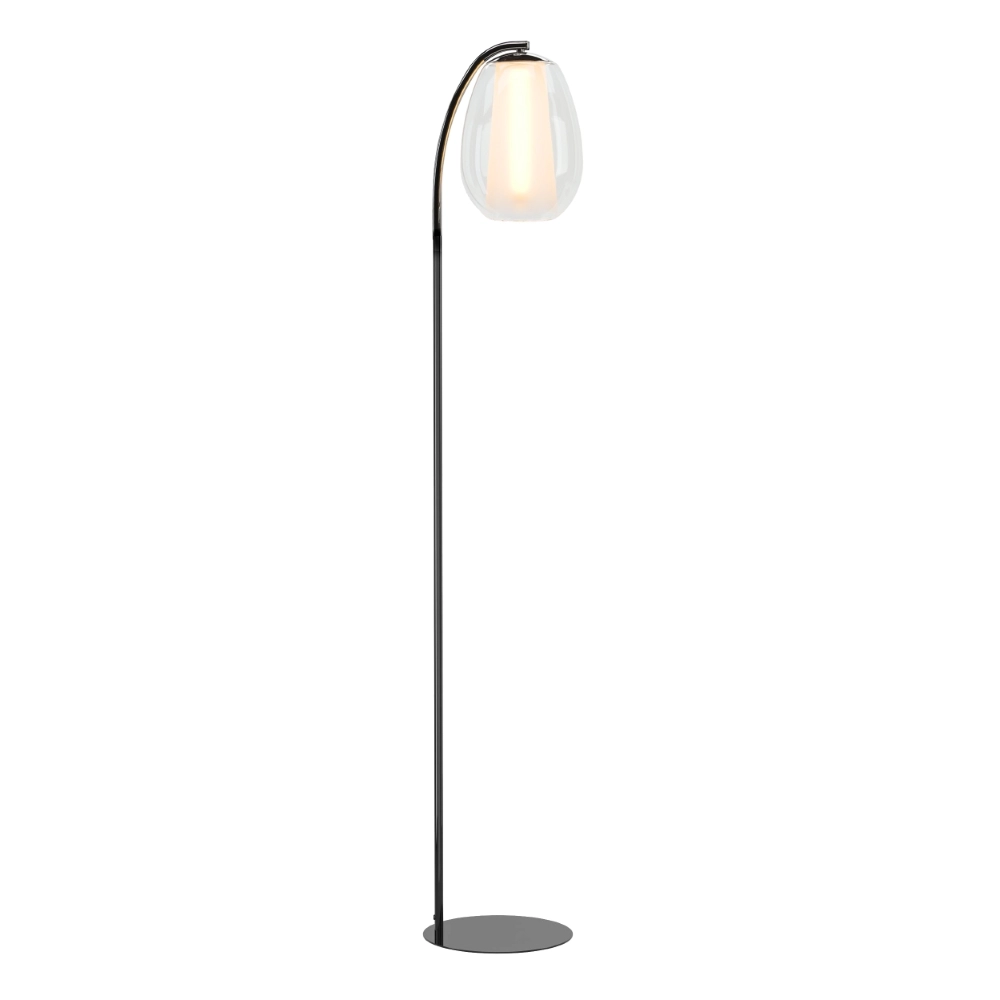 Design vloerlamp Menorca grijs