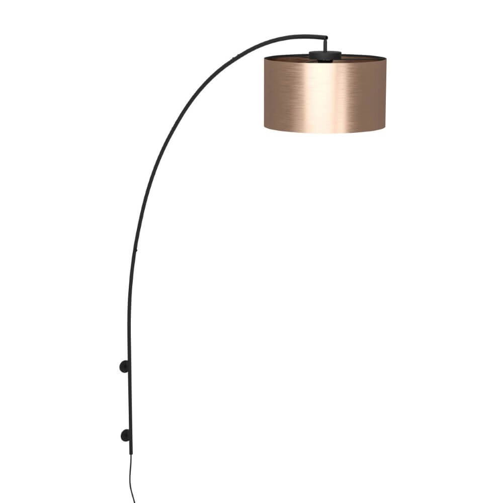 Design wandlamp Saganto 1 boog koper