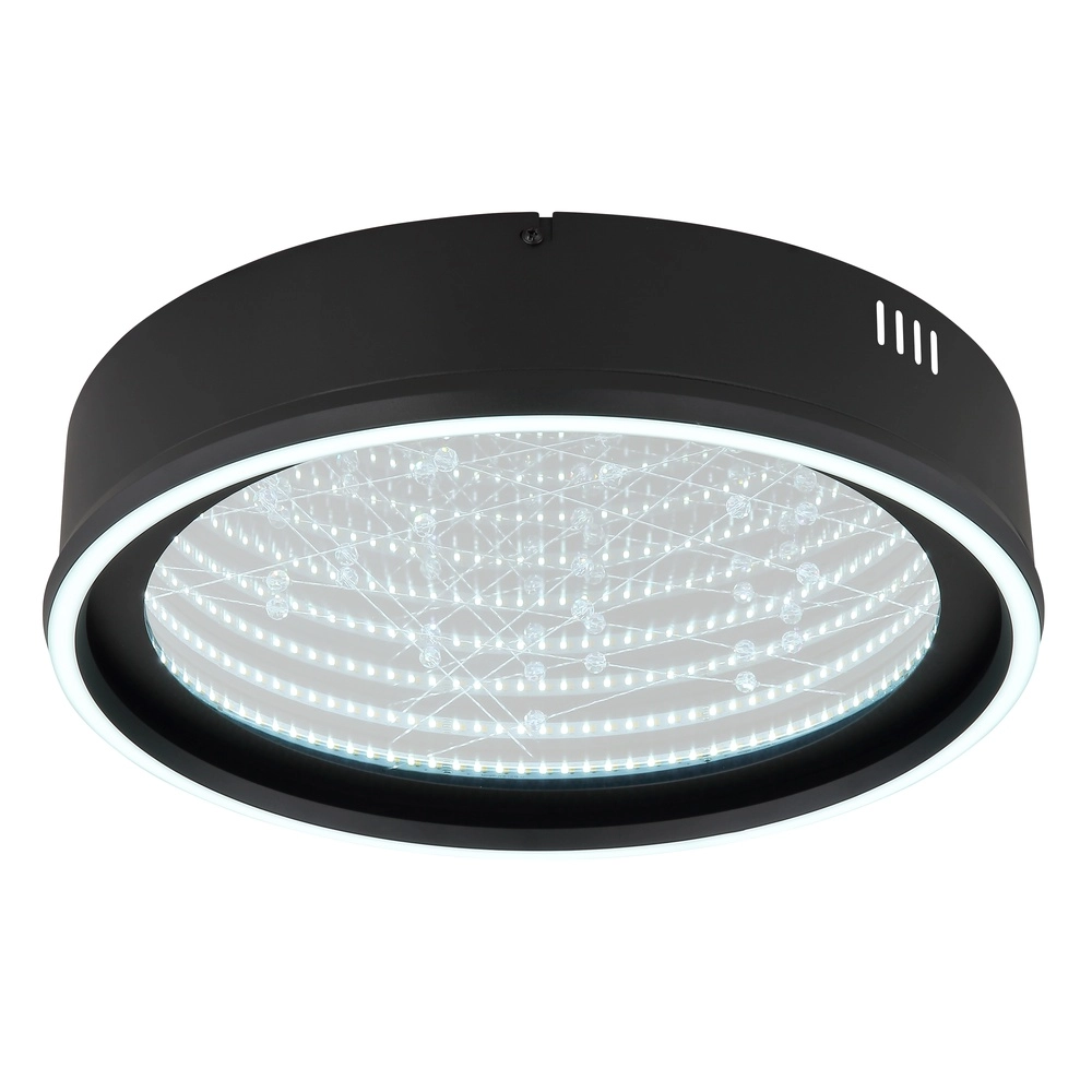 Plafondlamp Mirrora zwart Ø 40cm Globo 9007371578849