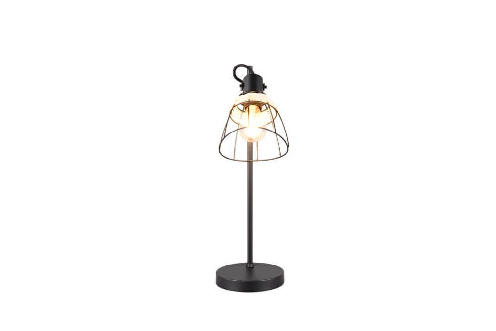 Zwarte tafellamp Jerome design Trio 4017807637724