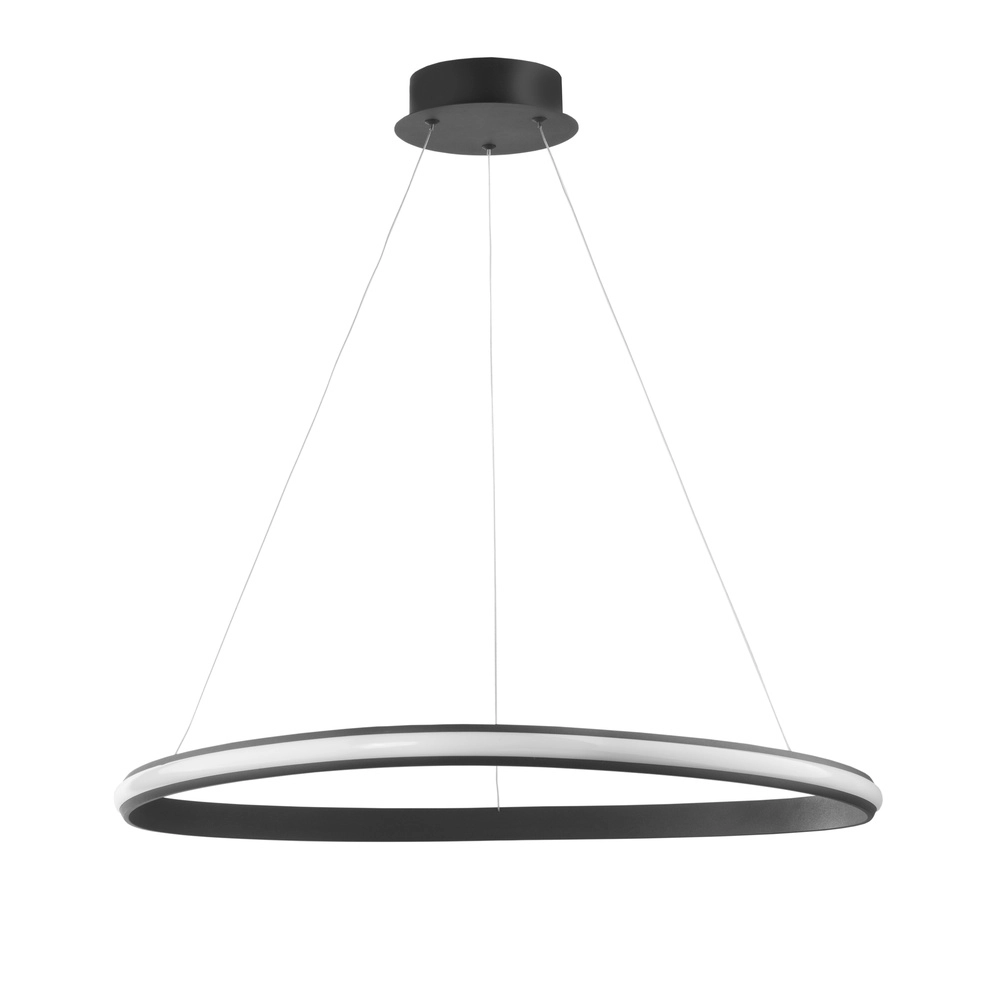 Design hanglamp Aries zwart Ø 74cm Lyora 5212017419842
