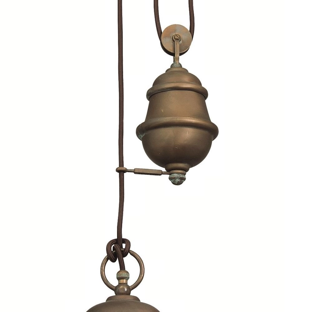Veranda hanglamp Veranda 4 32cm koperbruin Franssen 8021035005763