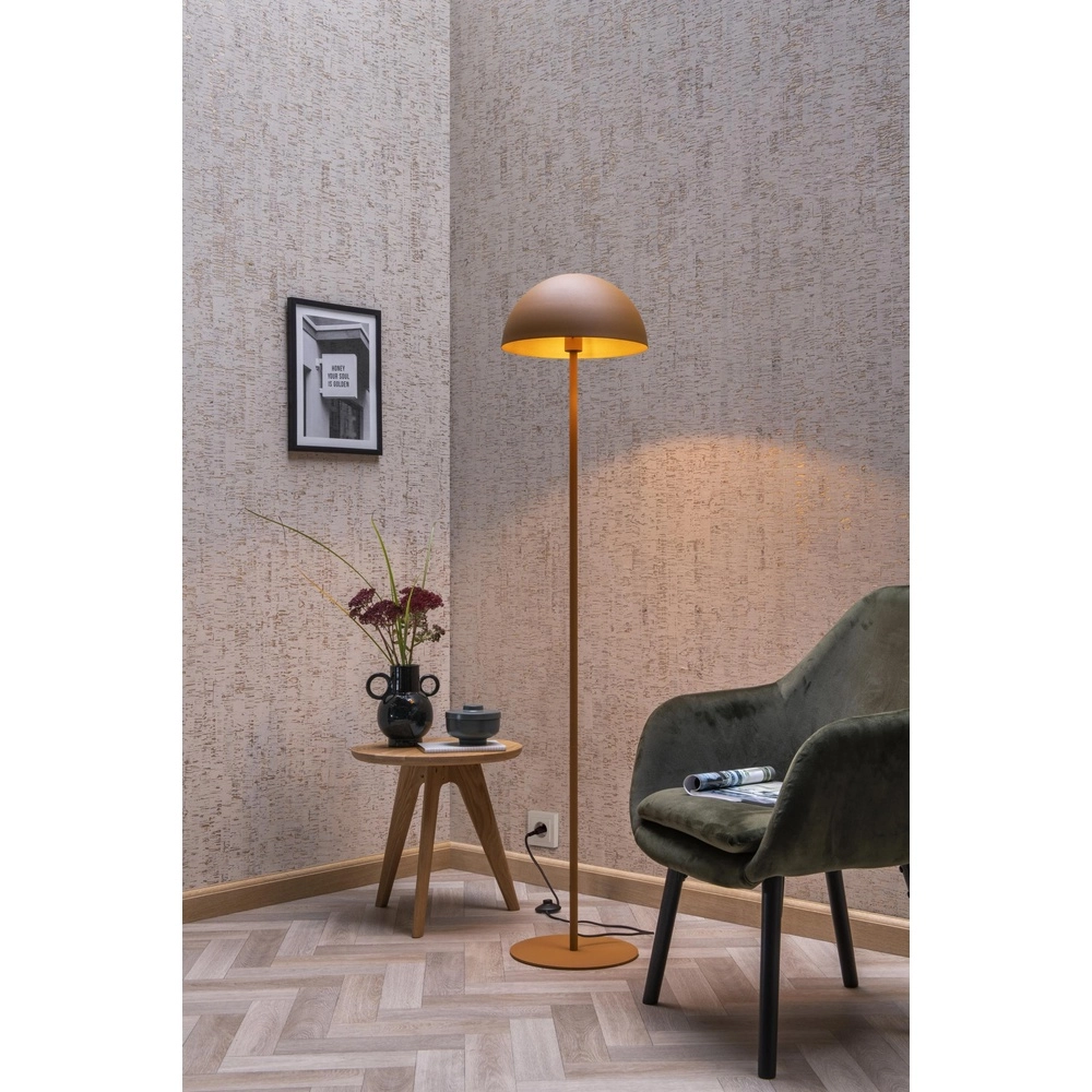 Design vloerlamp Siemon geel Lucide 5411212451699