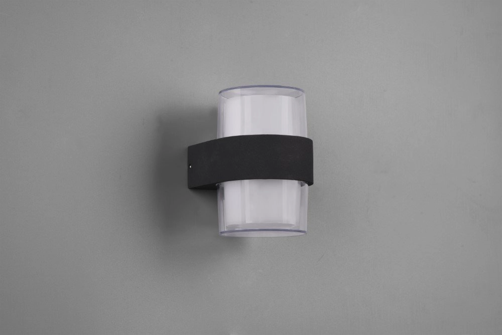 Buitenlamp Molina rond antraciet Trio 4017807490428