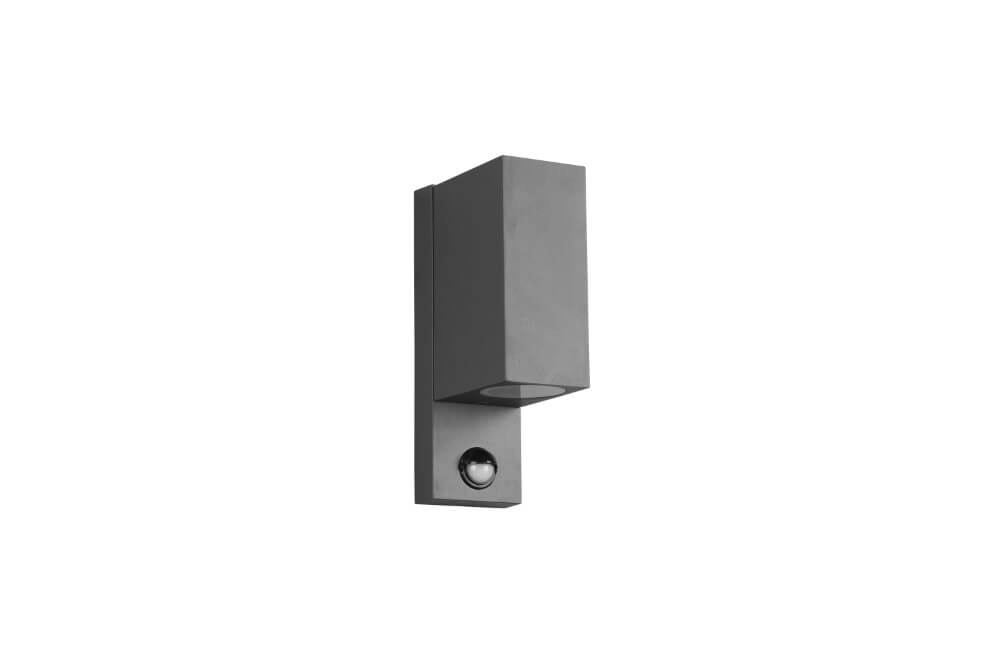Vierkante up-downlighter Roya met sensor