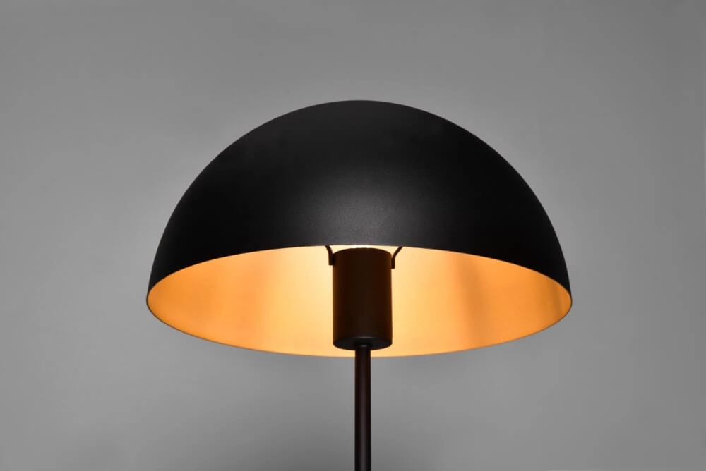 Zwarte tafellamp Nola design Trio 4017807560848