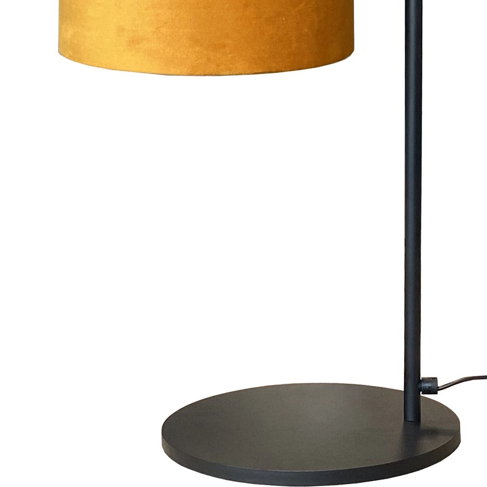 Tafel Schemerlamp Venus met okergele lampenkap Masterlight 8718121251332