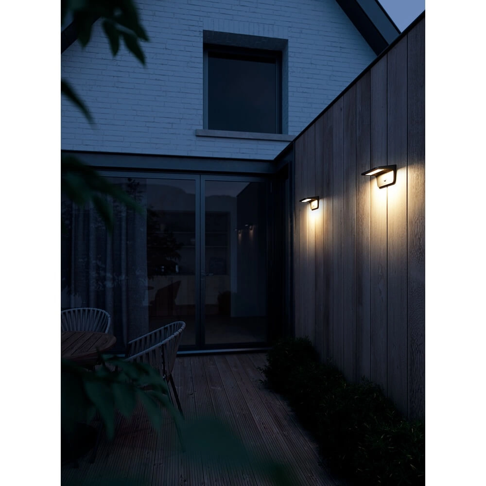 Zwarte wandlamp Agena design Nordlux 5704924004964