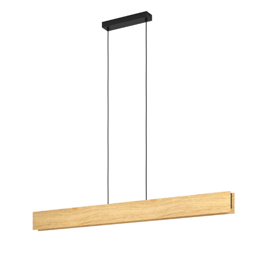 Houten hanglamp Anchorena-Z 123cm