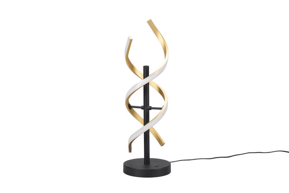 Design vloerlamp Sequence zwart met goud Trio 4017807541762