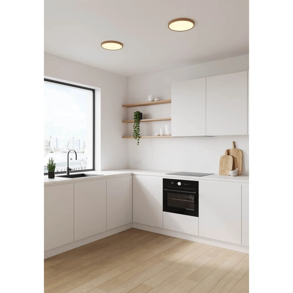 Plafonniere Oja hout Ø 29,4cm - 2700K - 18W Nordlux 5704924016394