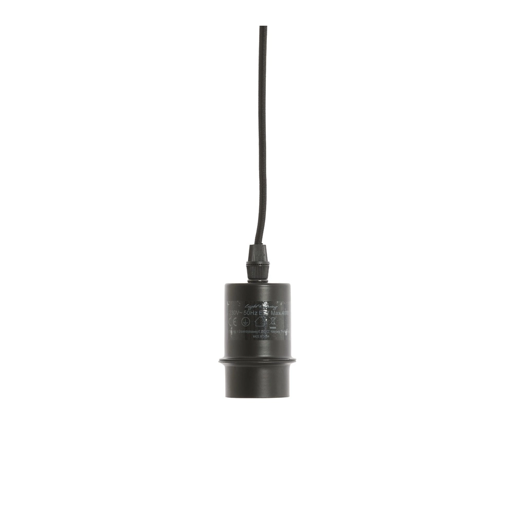 Pendel Cupa hanglamp zwart Light & Living 8717807239312