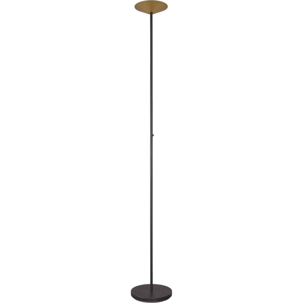 Vloerlamp Ceppo zwart met goud