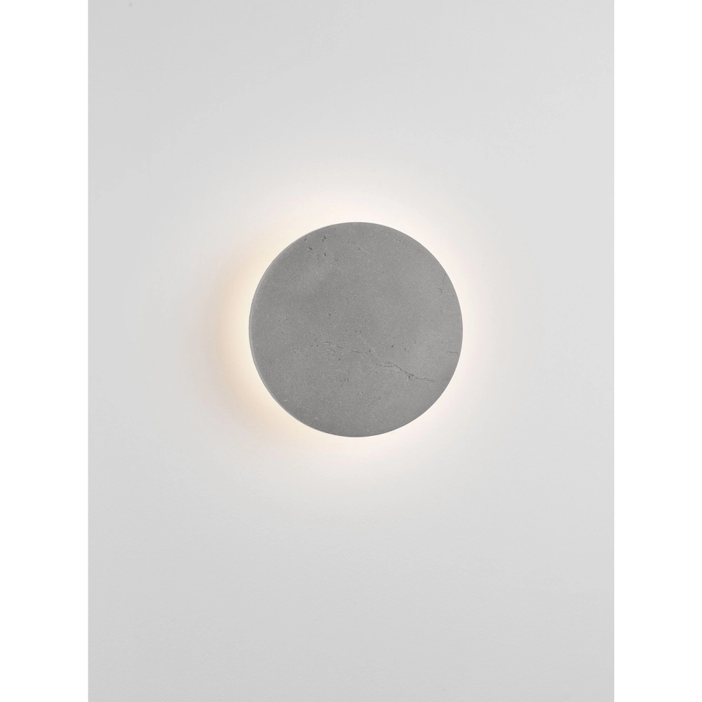 Wandlamp Cerler grijs steen Lyora 5212017495976