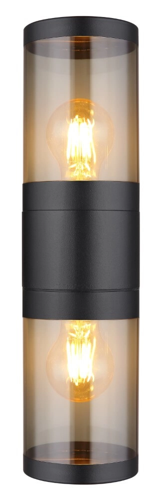 Black outdoor lamp Xeloo 2x E27 Globo 9007371440757