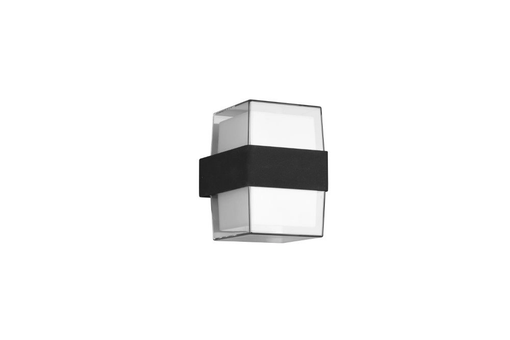 Buitenlamp Molina vierkant antraciet Trio 4017807490435