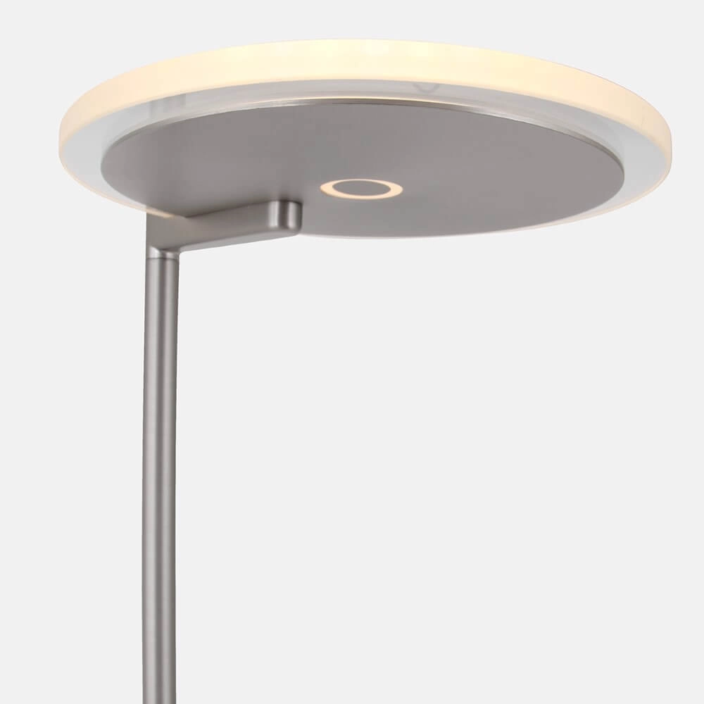 Led leeslamp 2-lichts Turound 40w - 2200-4000K - 187cm RVS helder glas Steinhauer 8712746134797
