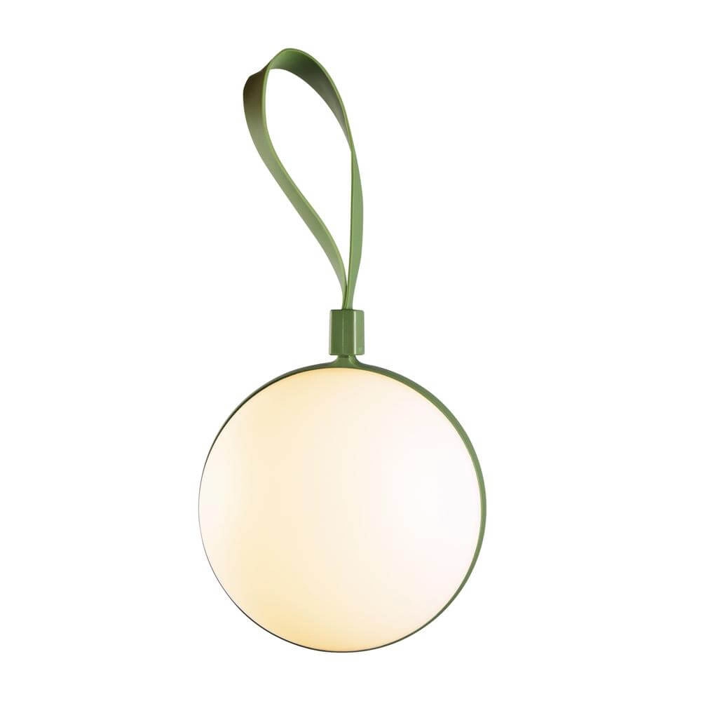 Strak tafellampje Bring To-Go groen Ø 12cm Nordlux 5704924014734