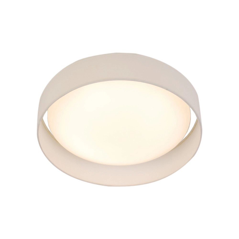 Witte plafonnière Gianna Ø 50cm