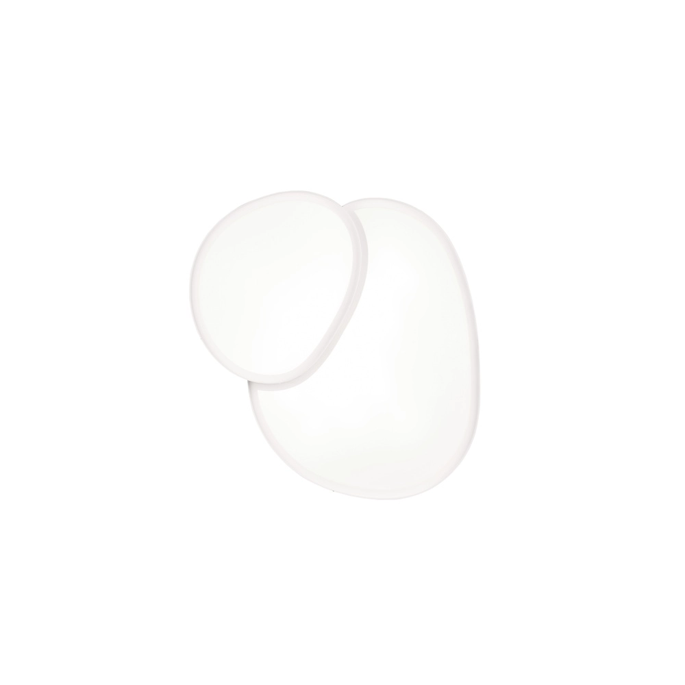 Organische plafonniere Rise 43,5cm wit Trio 4017807600575